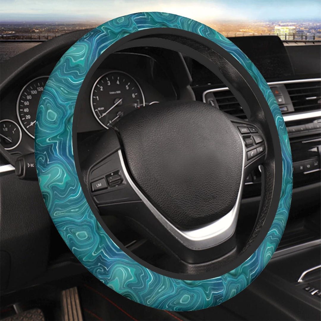 Teal Steering Wheel Cover