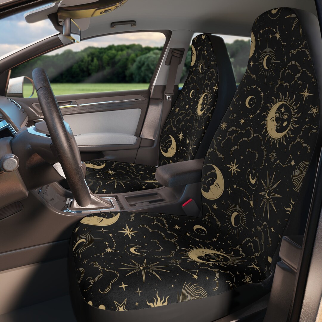 Celestial Pattern Print Pet Car Seat Cover