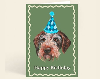 Pointer greeting card