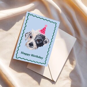 Jackapoo greeting card