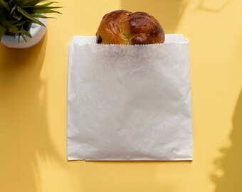 500 x Greaseproof Paper Bags (Multiple Sizes) | FREE Next Day Shipping | Certified B Corp