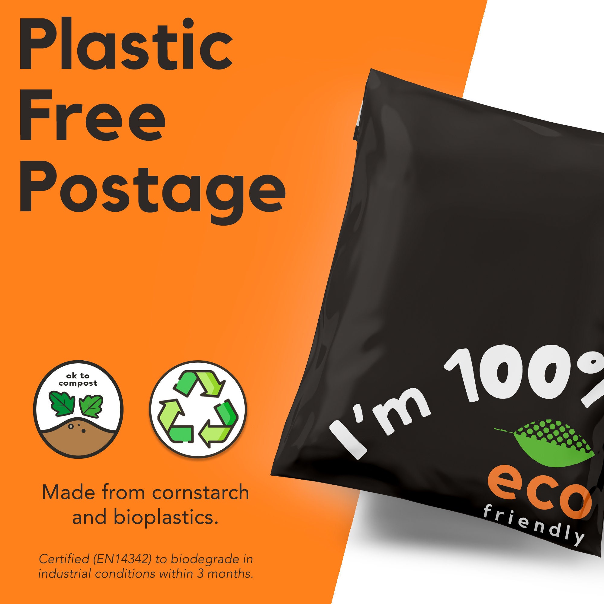 Compostable Mailers 12 x 16 Eco Friendly Postage Etsy