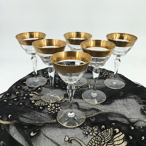 Tiffin-Franciscan Liquor/Cocktail Glasses - Rambler Rose - Paneled Optic (Stem 15042) - VINTAGE