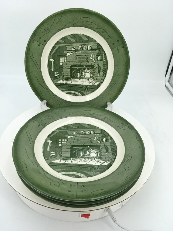 Colonial Homestead Dinner Plates by Royal VINTAGE Etsy