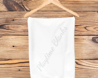 Sublimation Blanks- Infant- White Blanket- 65% polyester