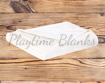 Sublimation Blanks- Infant- Fleece Receiving Blanket- 100% Polyester