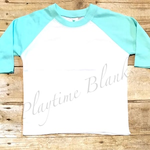 Mint Raglan Shirt - Etsy