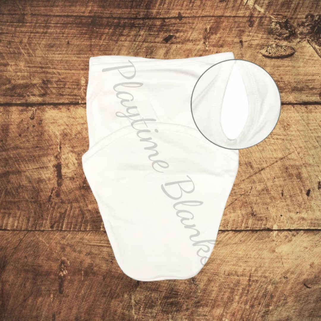 Sublimation Blanks Infant White Swaddle Blanket 65 Poly Etsy