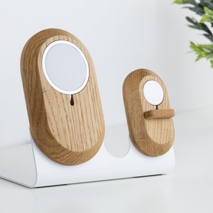 2 in 1 Magsafe and Apple Watch charging station, dual charger stand for iPhone 12/13/14/15/16