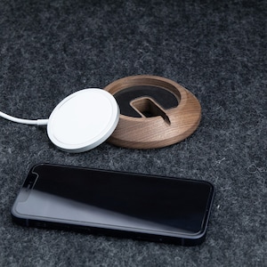Magsafe houten standaard, oplaadstation voor iPhone 12/13/14/15/16, dockingstation