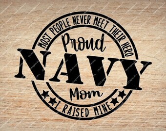 Download Proud Navy Mom Svg Etsy