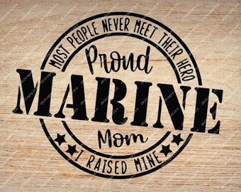 Download Army Marine Mom Etsy