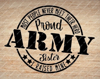 Download Army Sister Svg Etsy