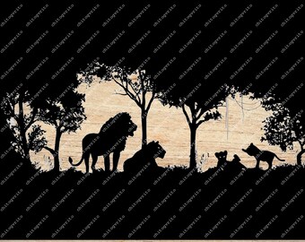 Download Lion Family Svg Etsy