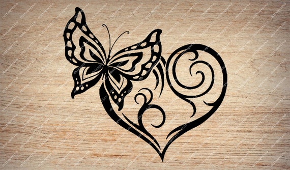 Free Free Butterfly Heart Svg 763 SVG PNG EPS DXF File