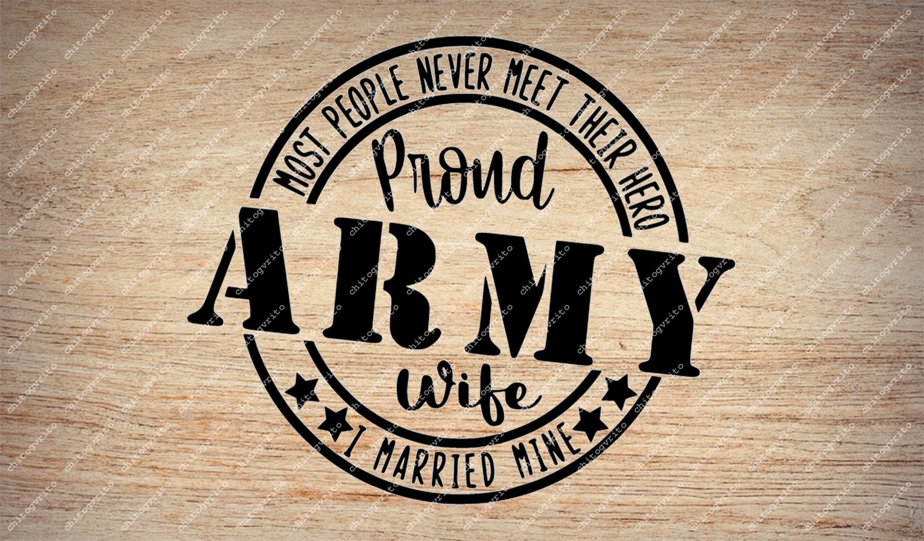 Army Wife Svg File Proud Army Wife Svg Usa Army Wife Etsy 
