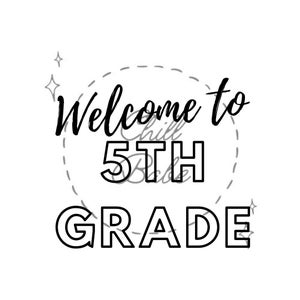 Welcome to 5th Grade