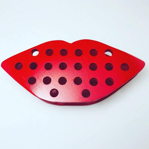 Awesome Wood Lipstick Holder Large Display Etsy