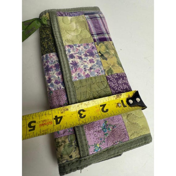 Donna Sharp Quilted Patchwork Bifold Long Wallet … - image 2