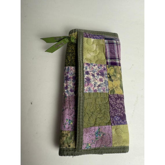 Donna Sharp Quilted Patchwork Bifold Long Wallet … - image 6