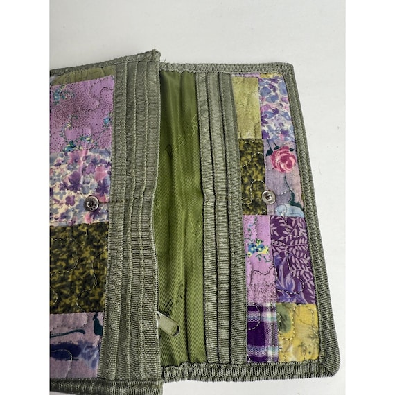 Donna Sharp Quilted Patchwork Bifold Long Wallet … - image 5