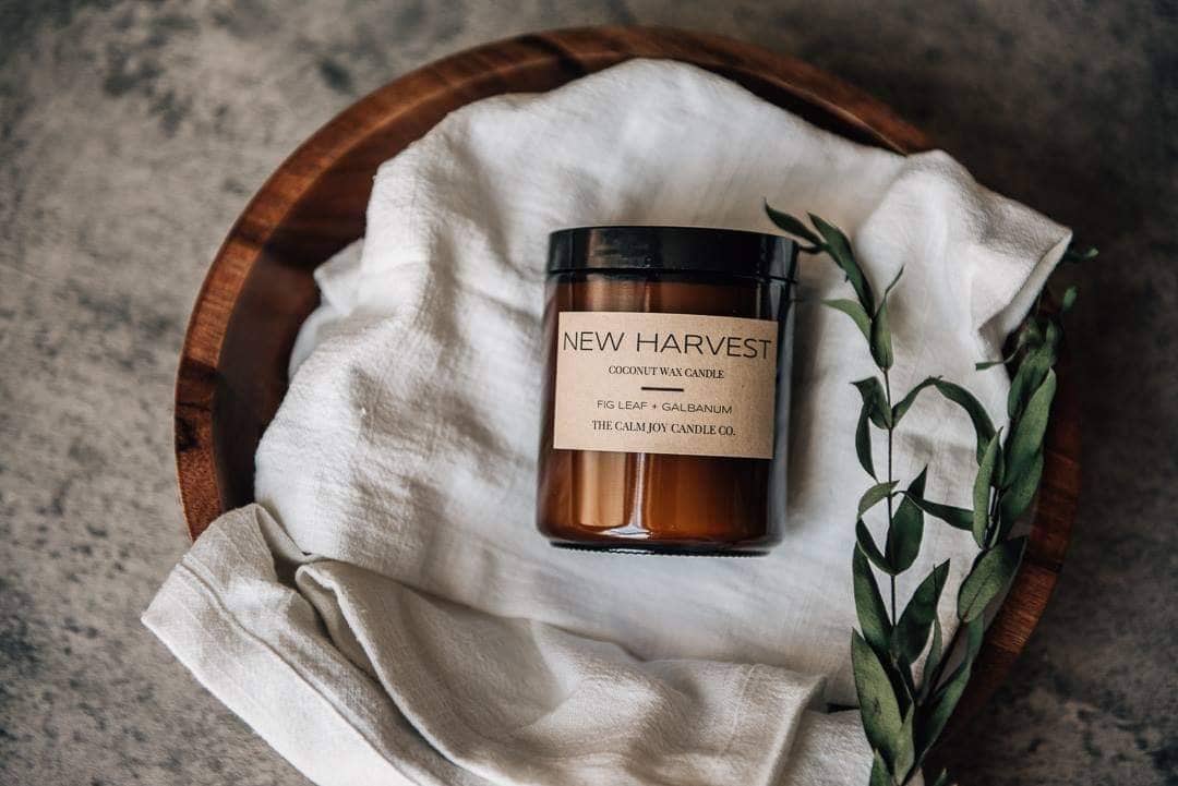 Bougies d'automne | de Bougie Figue Croustillante Bougies Faites à La Main Boutique Appartenant Des 