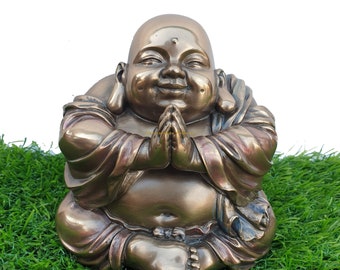 骨董品 石湾笑い仏像：中国陶器の扇付きブダイ - Etsy 日本