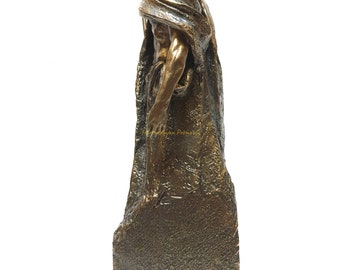 マハトマ・ガンジー像 • 11.4インチ • 接着ブロンズ像 • モハンダス