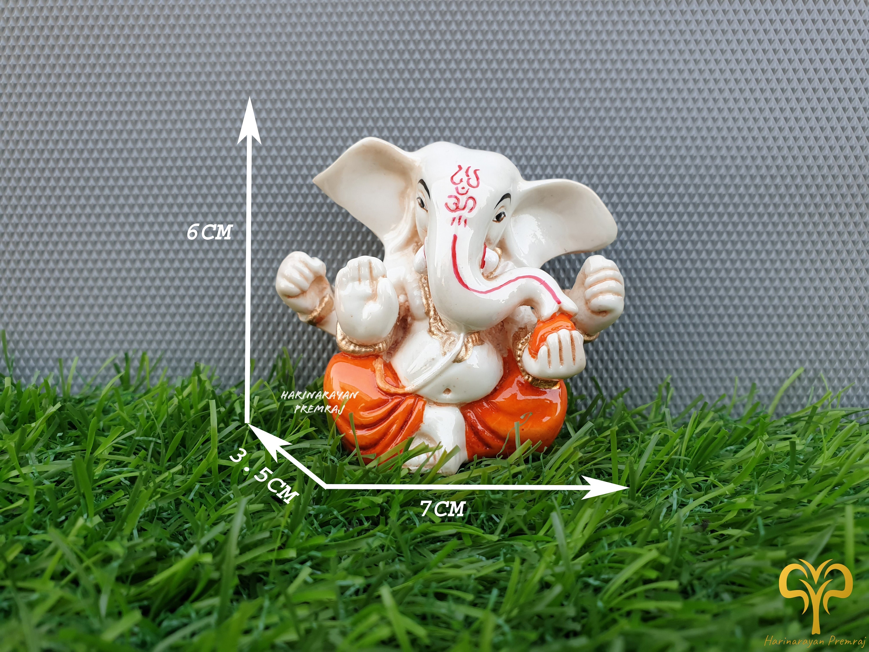 Lord Ganesha Statue, 2.5 Inch, Ganesh Statue, Cultured Marble 
