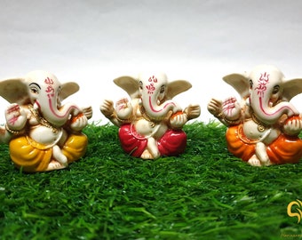 Ganesha Statue, Lord Ganesha Statue, Ganesh, Mini Ganesha, Elephant God Statue, Hindu God of good luck, Wealth, Success & New Beginning.
