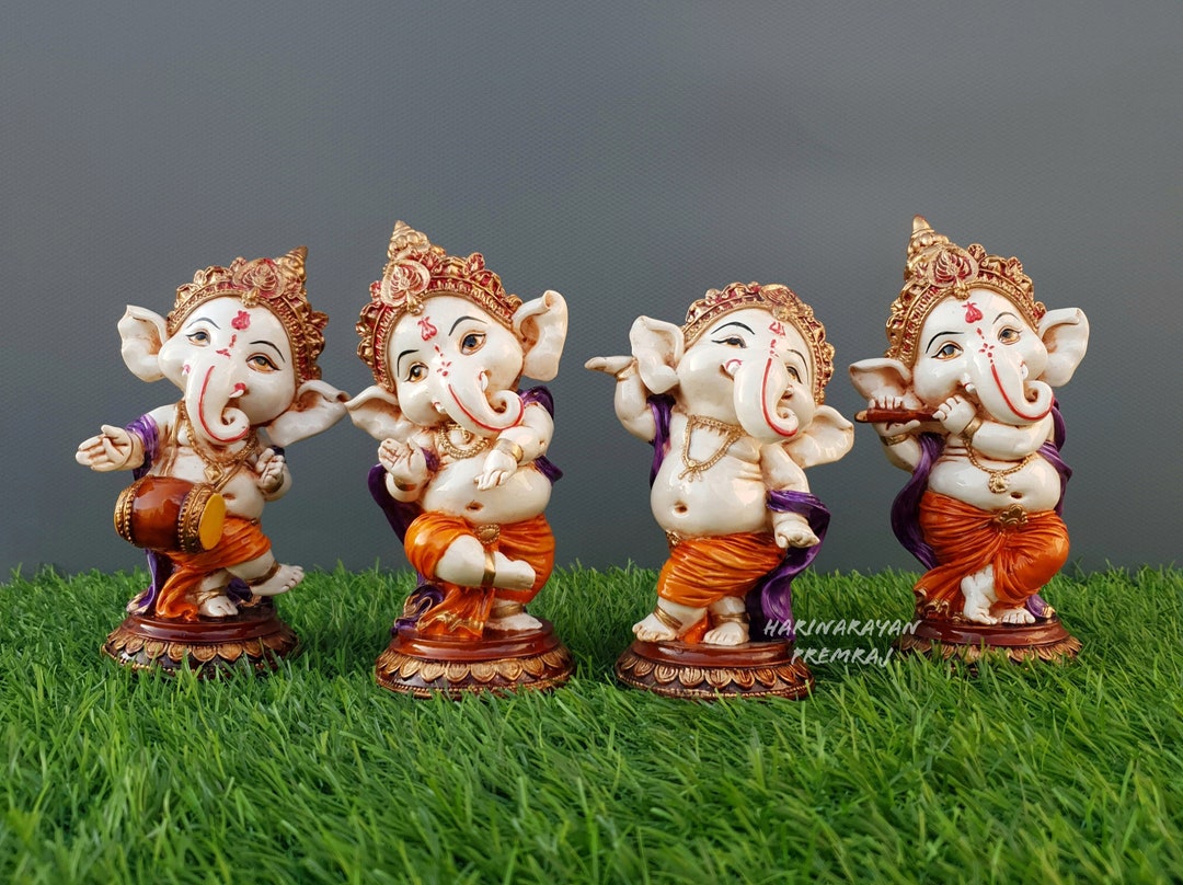 その他 Ganesh set Dancing Ganesha Set, 12CM Lord Ganesha Idol, Musical Ganesh