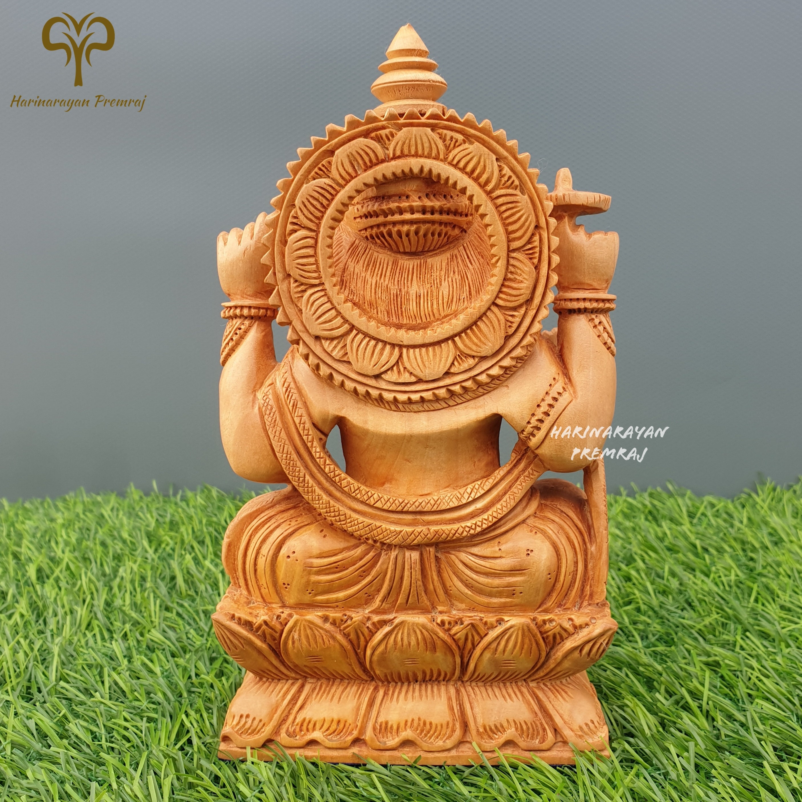 Vishnu Statue Lord Vishnu Statue 15.5CM Vishnu Idol Wooden Etsy