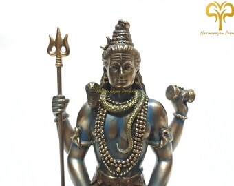 Shiva Statue, 6.5 Inch ,bonded Bronze Meditating Lord Shiva Idol