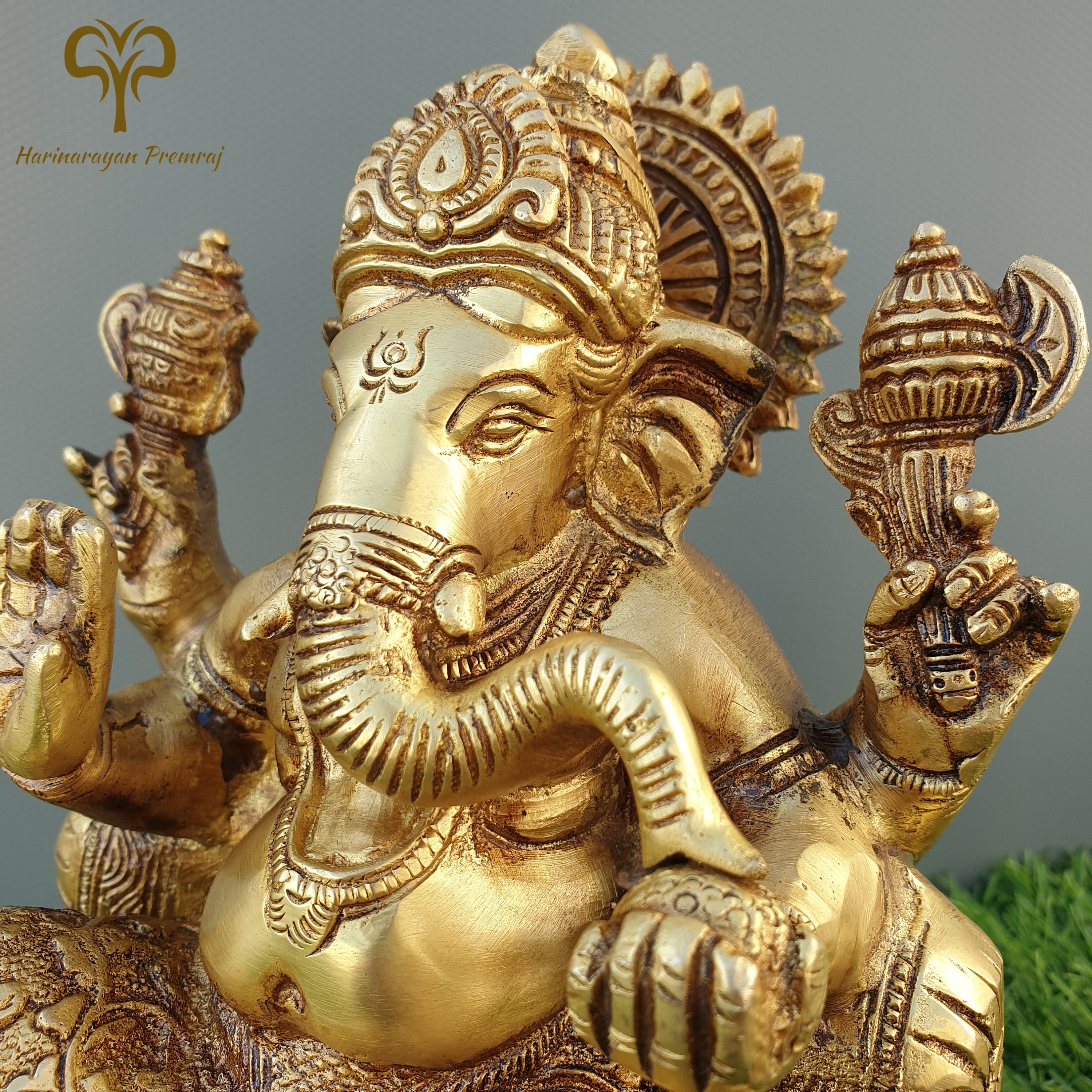 Statue de Lord Ganesha, dieu hindou Ganesh, sculpture en bronze pour jardin, fabriquée à la main - Chine Statue et Sculpture prix