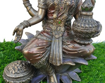 ラクシュミー女神像、ヒンドゥー教の金運、富、豊穣、繁栄の女神