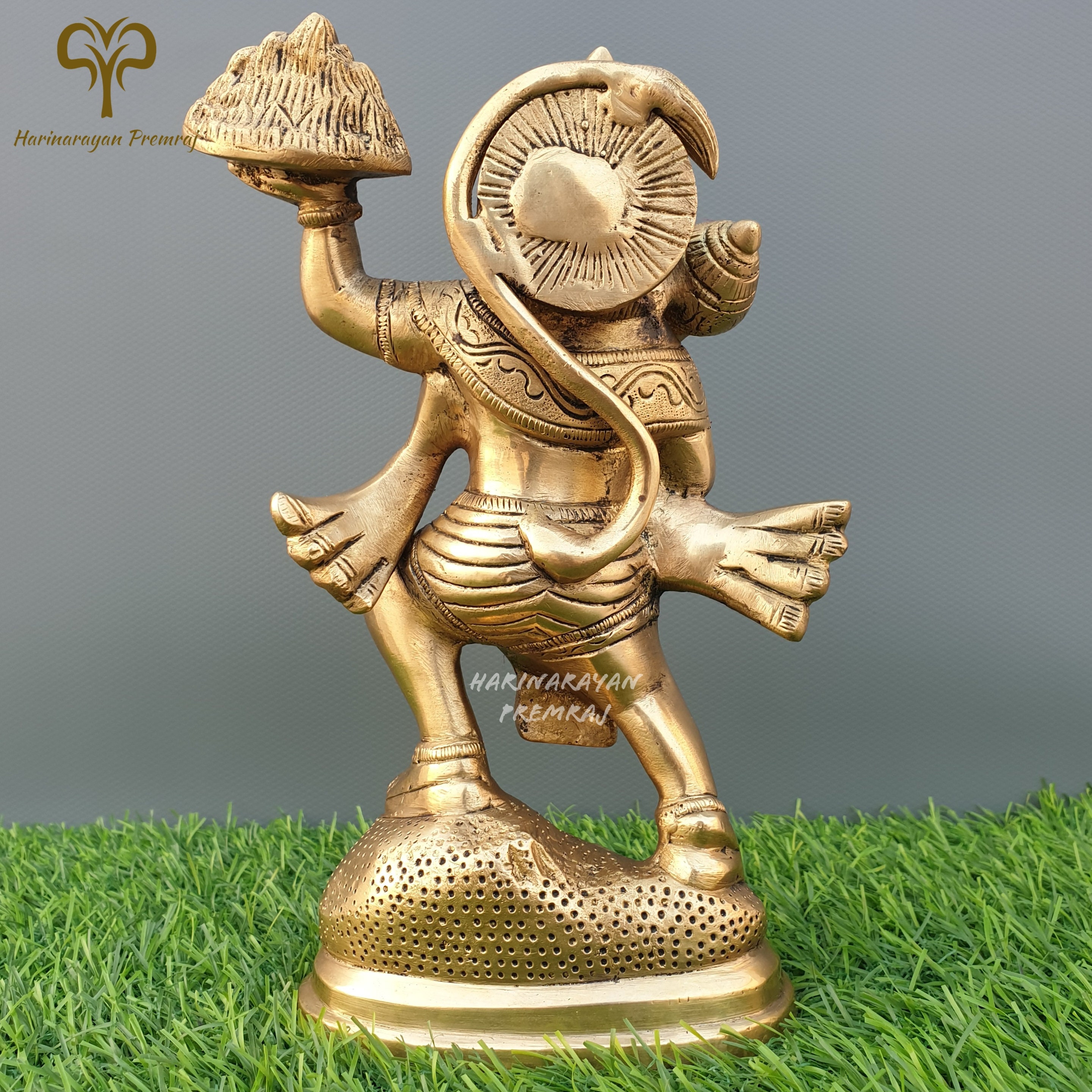 ARTVARKO™ Messing Lord of Treasure Rijkdom Maharaj Kuber Murti Standbeeld voor Tijori Locker Geld Veilig Kubera Idool voor Maha Dosh Nivaran Welvaart Woondecoratie Hoogte 4,5 Inch