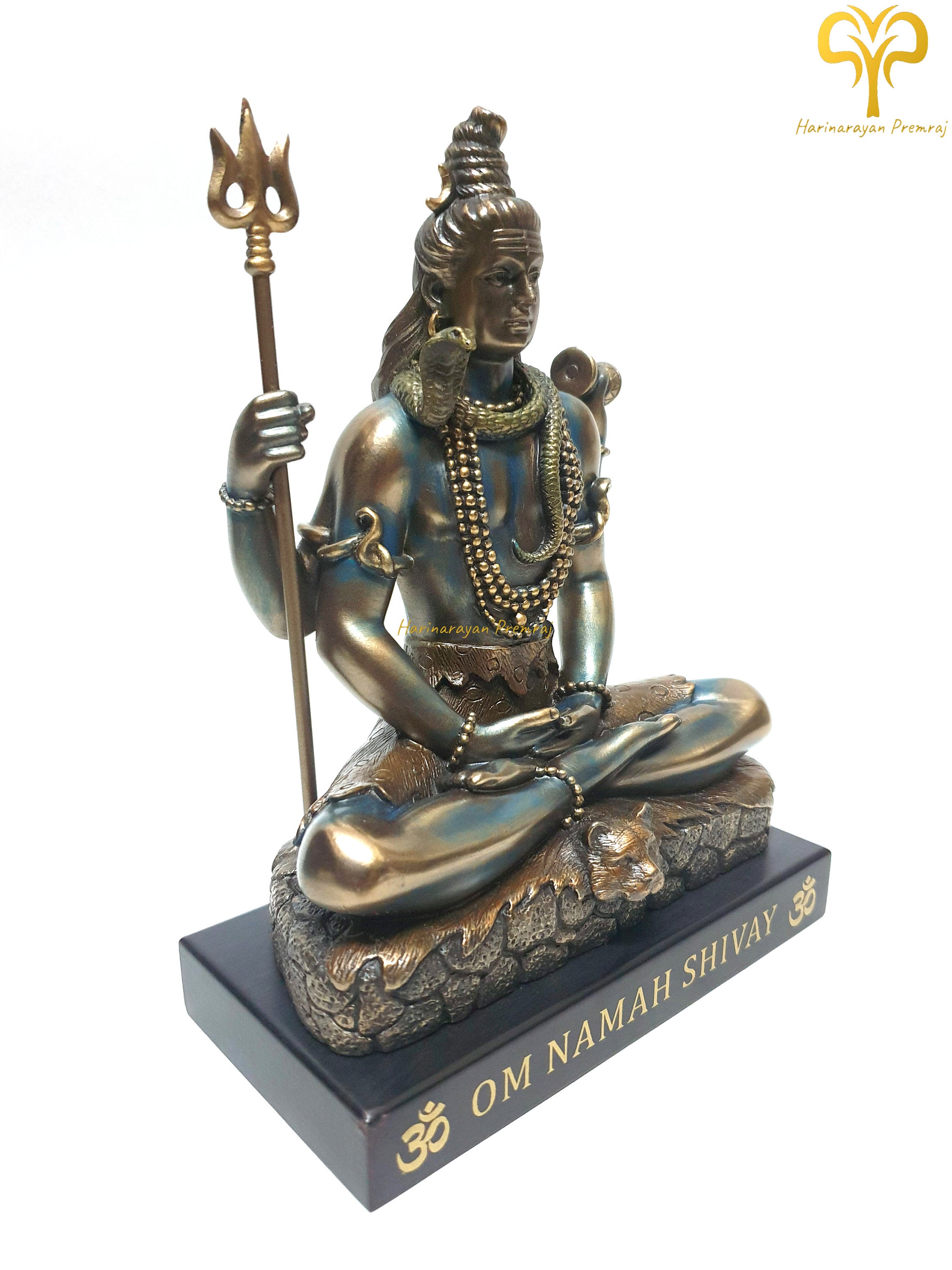 SHIVA出品 Shiva Statue, 6.5 Inch ,bonded Bronze Meditating Lord Shiva Idol