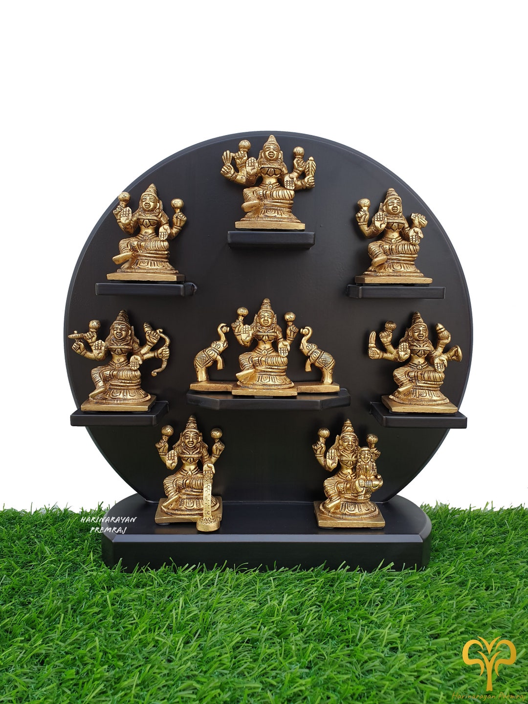Ashta Lakshmi Statues, 30 CM Brass Ashtalakshmi Figurines, Eight