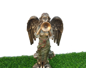 加藤日砂A window Scene Angel in Bronze 加藤日砂A window Scene Angel in Bronze