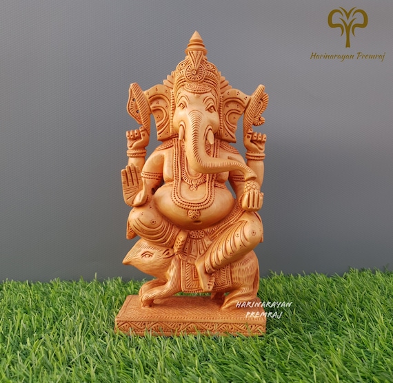 Statua Di Veronese Ganesha Sul Trono Di Loto - Foto 9