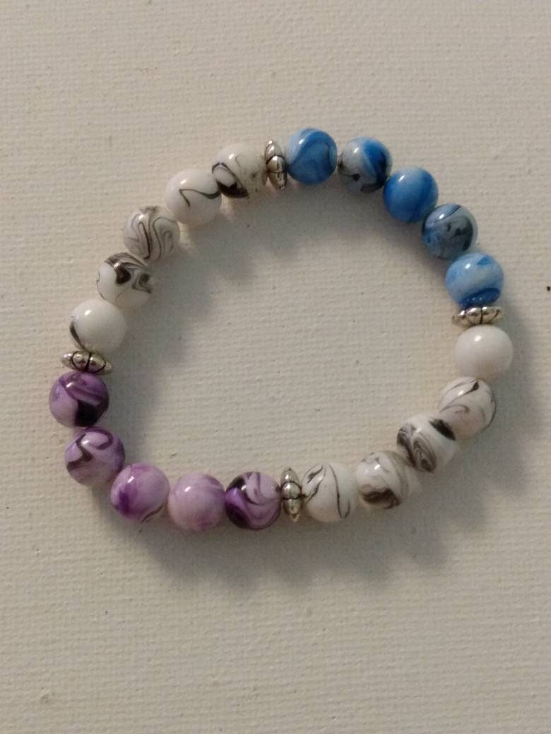 Acrylic bead bracelet Etsy
