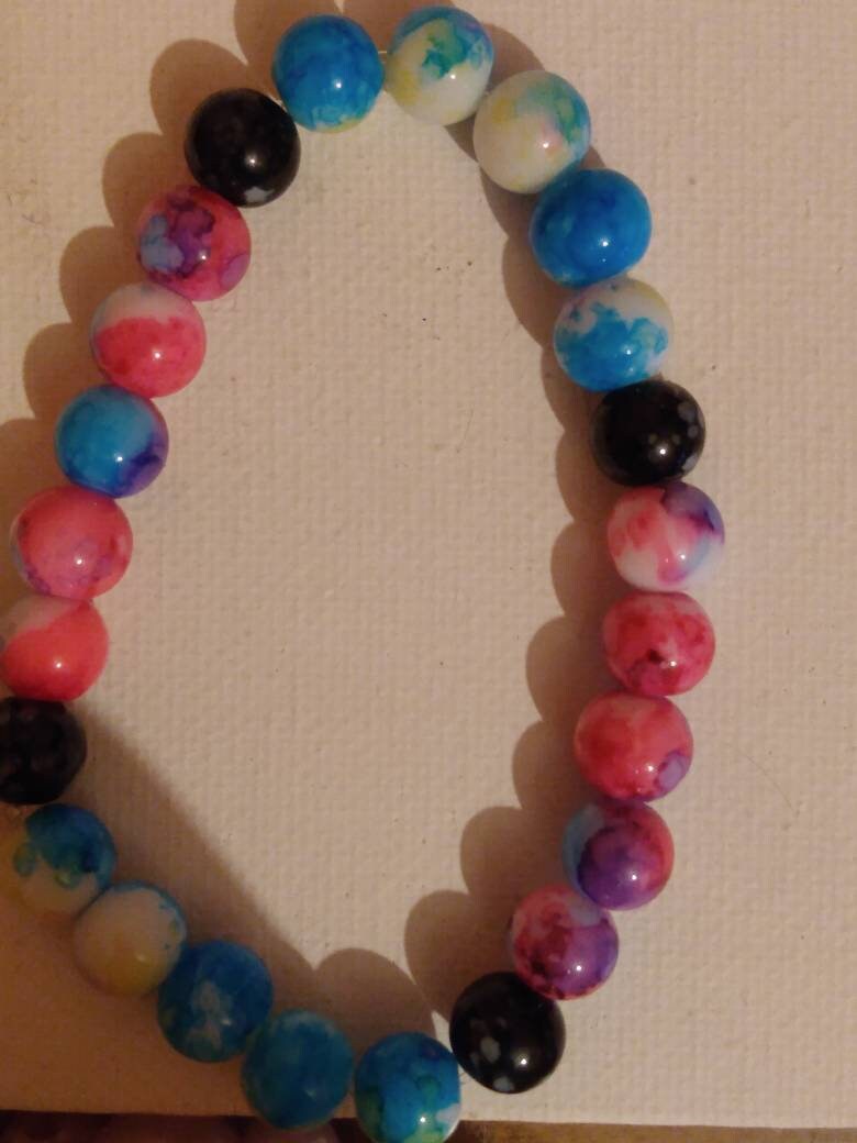 Acrylic bead bracelet Etsy