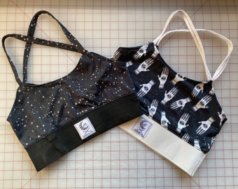 printed bralette