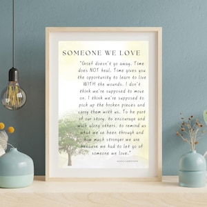 Grief Poem Printable: Christian Sympathy Gift (Digital Download)