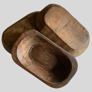 Hand Carved Wood Bowl: Rustic Farmhouse Catch-all (10in) - Etsy