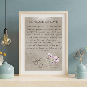 Grief Poem Printable Wall Art: Sympathy Gift (Digital Download)
