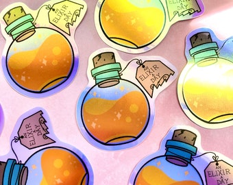 Holographic Potion Sticker
