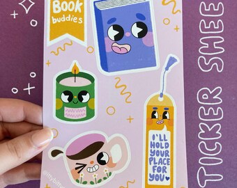 Book Buddies Sticker Sheet