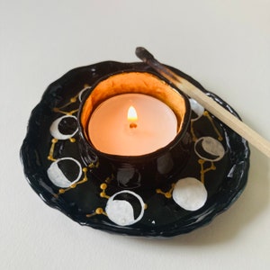 Astrologie-Weltraum-Kerzenhalter