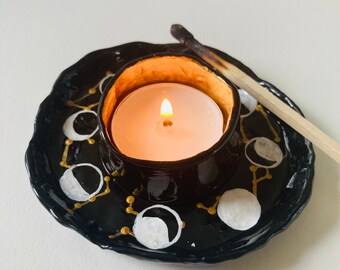 Astrology Space Candle Holder